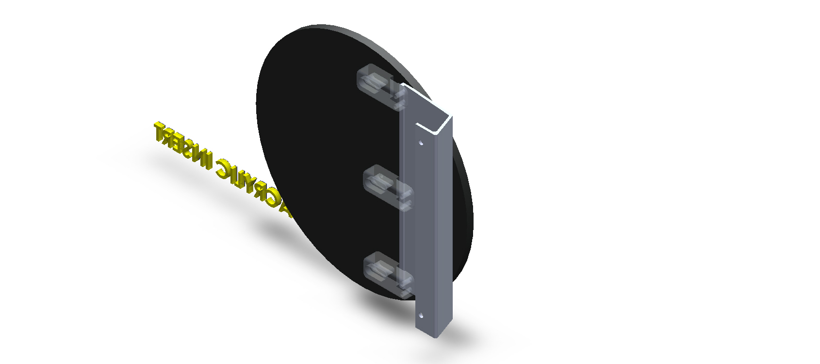 Customize Round Aluminum Plate Door Handles