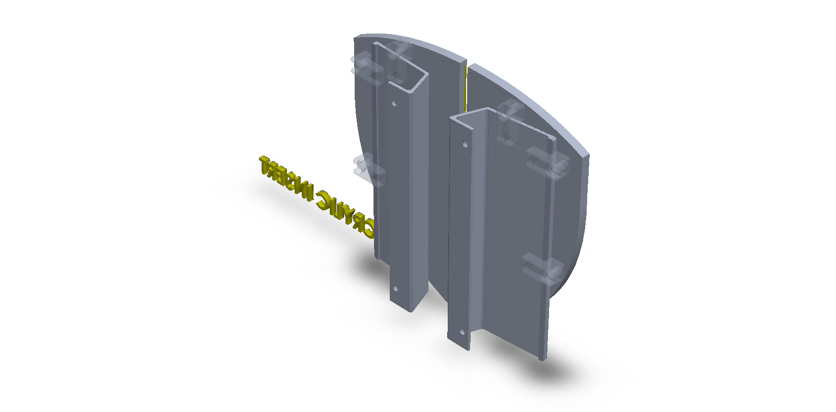 Customize Custom Door Handles Double Doors-Plate Styles