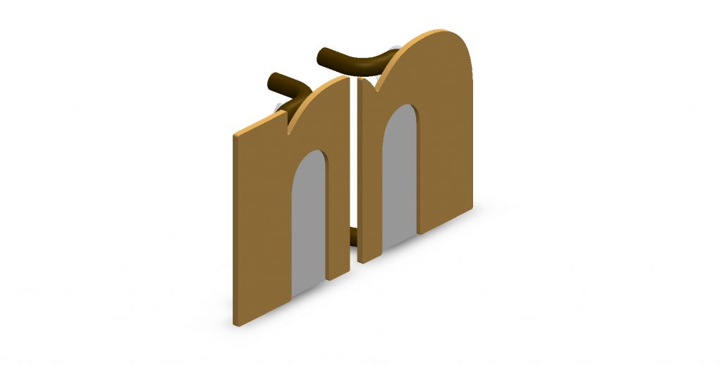 Customize M Split Door Handles for Small Businesses