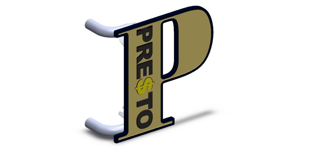 Customize Presto Bodoni Door Handles