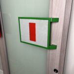 Single Door Custom Handle with Green Border