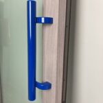 Blue Custom Single Door Handle